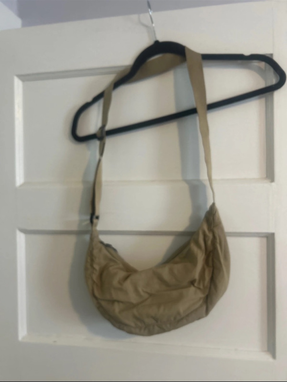 Casual Khaki Crossbody Bag